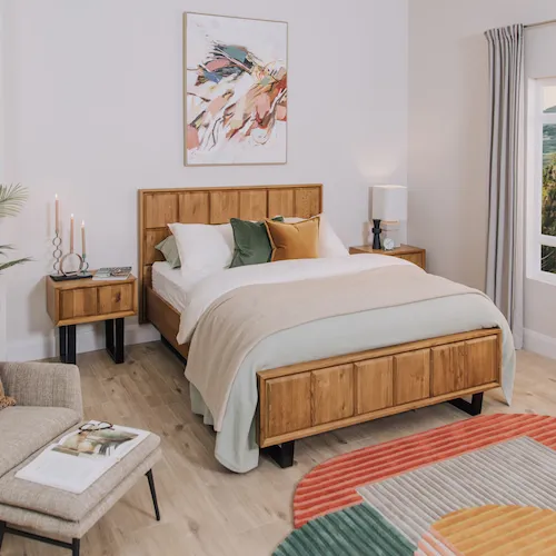 Strasbourg King 5ft Oak Bed Frame from EZ Living Furniture.