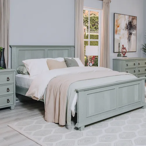 Grenoble Green Bed Frame from EZ Living Furniture.