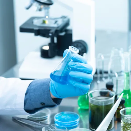 Chemicals in lab