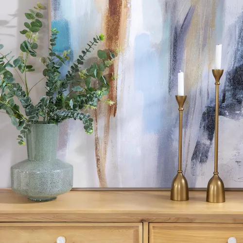 Trasmos Large Grey Green Glass Vase from EZ Living Furniture.