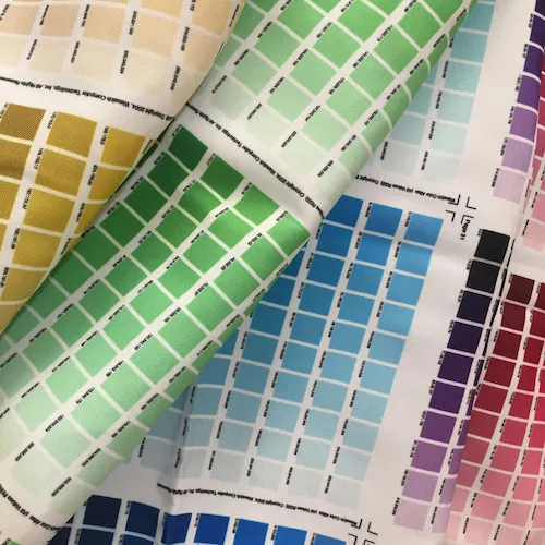 Colour palettes for interior design.
