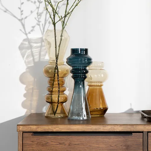 Lavon Blue Glass Vase at EZ Living Furniture.