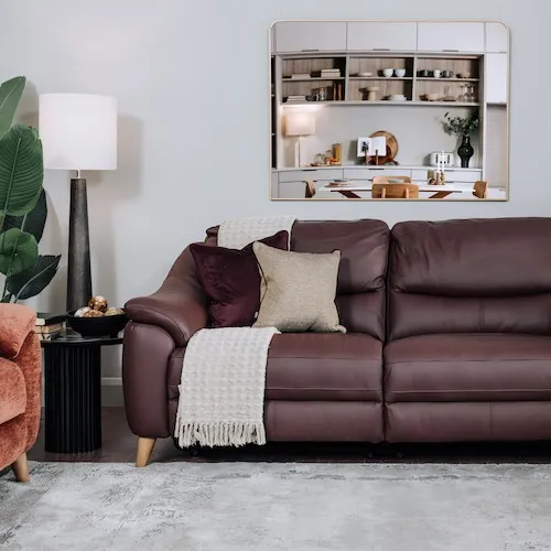 Blaze Burgundy Sofa at EZ Living Furniture.