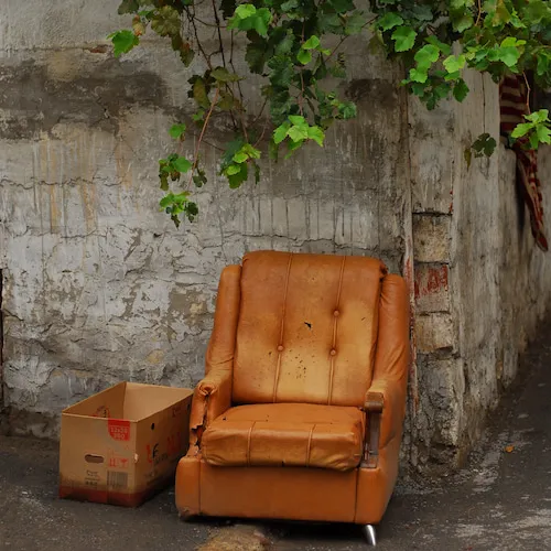 Damaged furniture