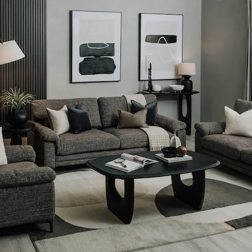 Cameron 2 seater fabric sofa from EZ Living Furniture.