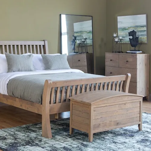 Bria Reclaimed Pine Blanket Box at EZ Living Furniture.