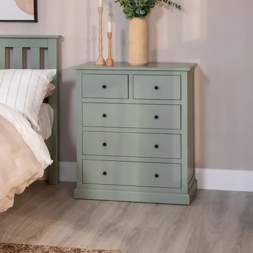 Atlas Green Chest of Drawers at EZ Living Furniture