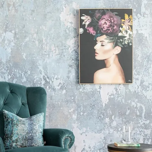 Lily Framed Canvas at EZ Living Furniture.