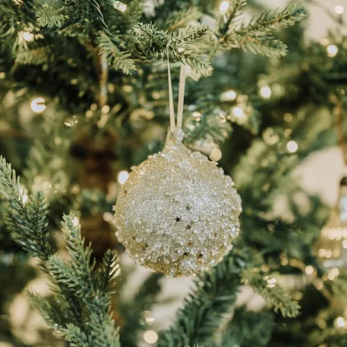 O Christmas Tree Silver Gold Christmas Buables at EZ Living Furniture.