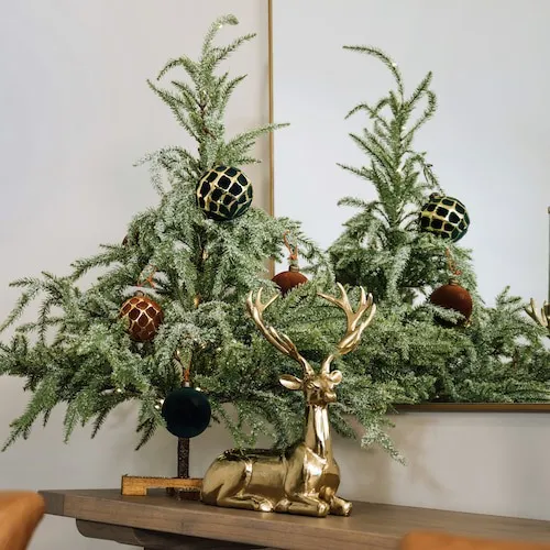 Santa Tell Me Matte Dark Red Christmas Bauble at EZ Living Furniture.