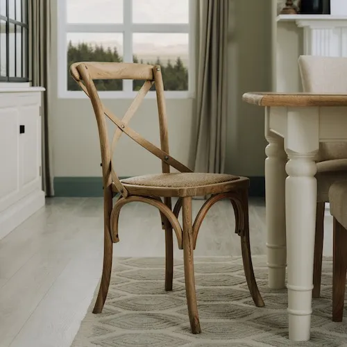 Tavern Rustic Oak Dining Chair at EZ Living Furniture.