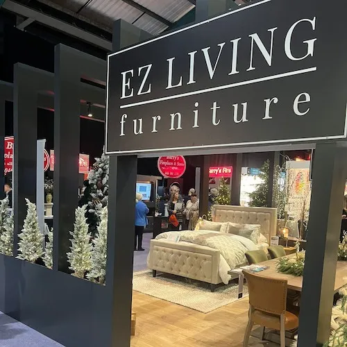EZ Living Furniture Ideal Homes Show Event Stand.
