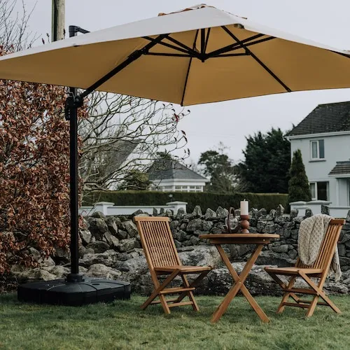 Alhambra Beige Outdoor Parasol at EZ Living Furniture.