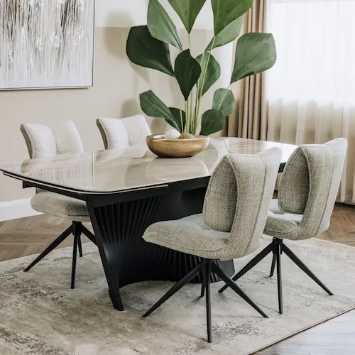 Napoli Ceramic Extendable Dining Table at EZ Living Furniture.