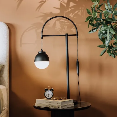 Casper Black Table Lamp at EZ Living Furniture.