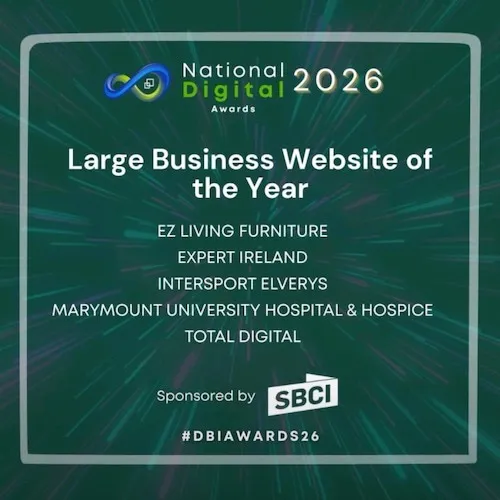 Large Business Website of the Year Finalists - EZ Living Furniture 2026