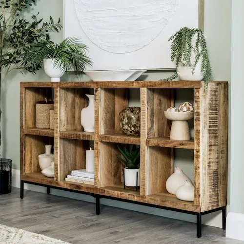 Avoca Rustic & Metal Bookcase at EZ Living Furniture.