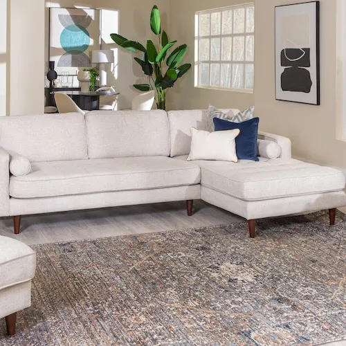 Maxima Rust & Silver Rug at EZ Living Furniture.