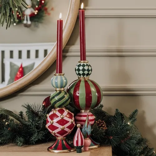 Resin Pinnacle Candleholder & Ornament at EZ Living Furniture.