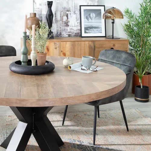 Titan Round Dining Table from EZ Living Furniture.