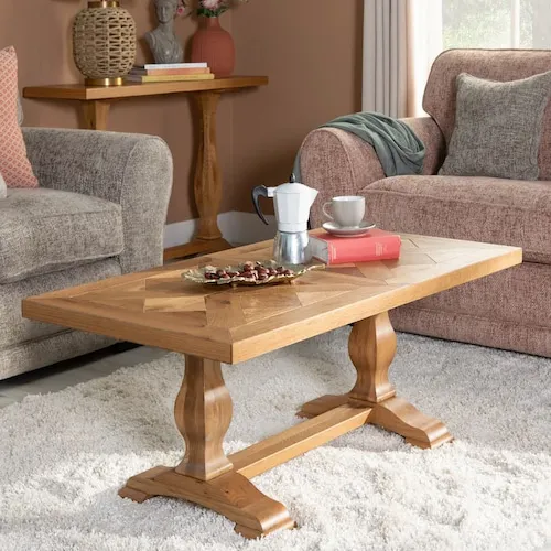 Avignon Oak Rectangular Coffee Table from EZ Living Furniture.