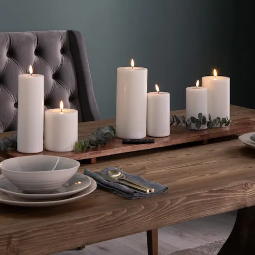 LED Candles white from EZ Living Furniture.