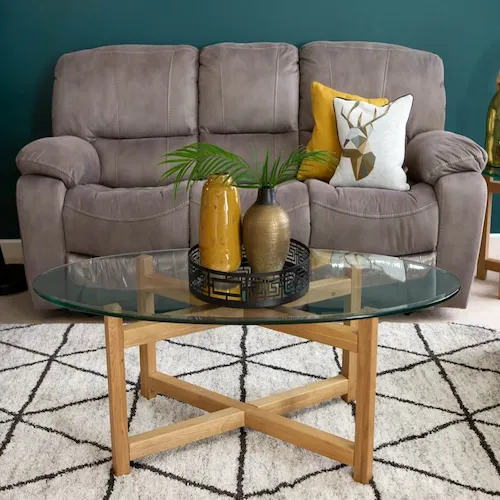 Baxter sofa suede from EZ Living Furniture.