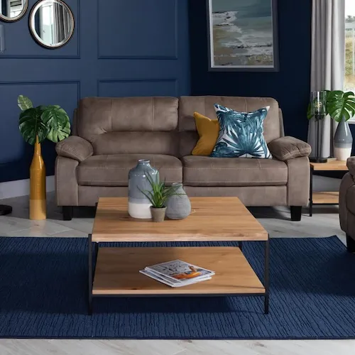 Nikita suede sofa from EZ Living Furniture.