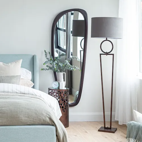 Inex dark brown mirror from EZ Living Furniture.