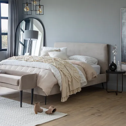 Havana Taupe bed frame from EZ Living Furniture.