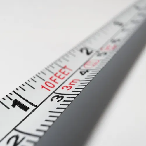 Measuring tape.