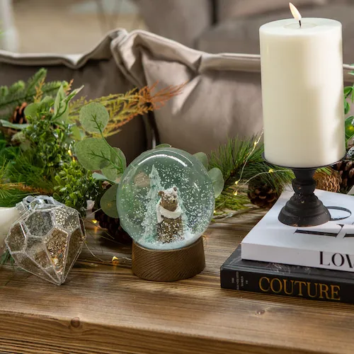 Snow globe from EZ Living Furniture.