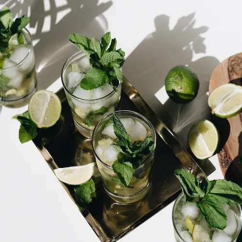 mojito cocktails.