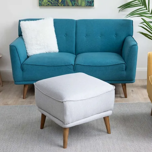 Capri teal 3 seater sofa from EZ Living Furniture.