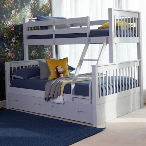 Lara double and single bunk bed from EZ Living Furniture.