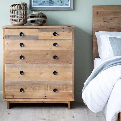 San Francisco reclaimed pine chest from EZ Living Furniture.
