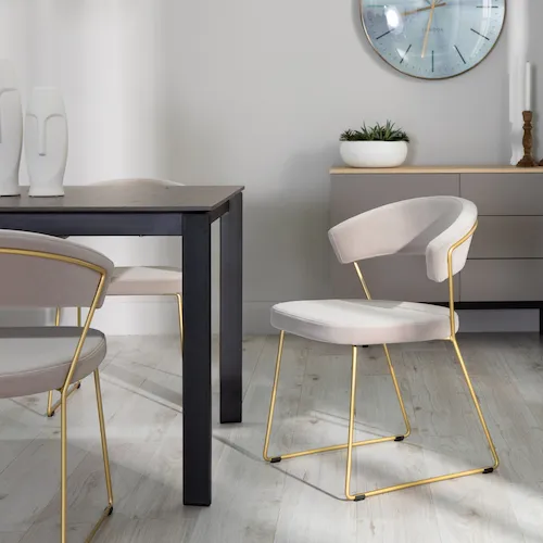 New York Taupe dining chair from EZ Living Furniture.