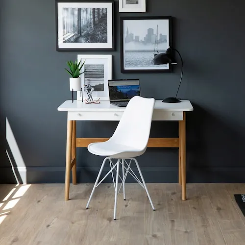 Parry white chair from EZ Living Furniture.