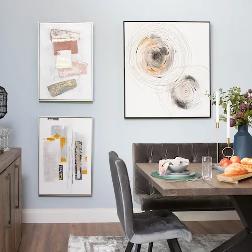 Balance, Inspire, Circles wall art from EZ Living Furniture.