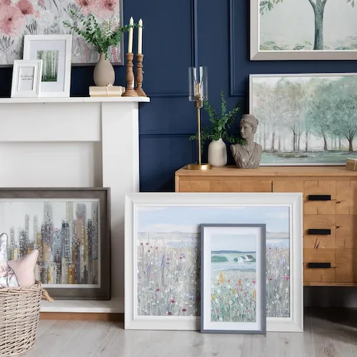 A selection of wall art from EZ Living Furniture.