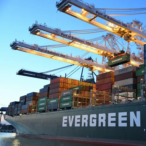 Shipping container image.