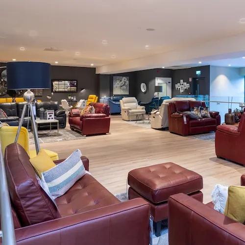 Interior of the EZ Living Furniture Tullamore Store.