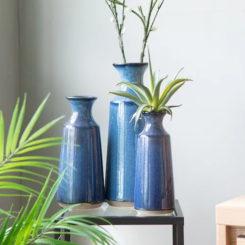 Elex Small Blue Vase from EZ Living Furniture.
