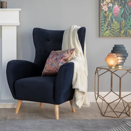 Lizzy medium caramel lamp from EZ Living Furniture.