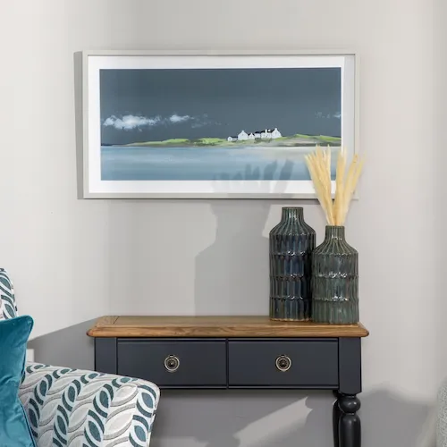 True Blue Print by Ulyana Hammond from EZ Living Furniture. 