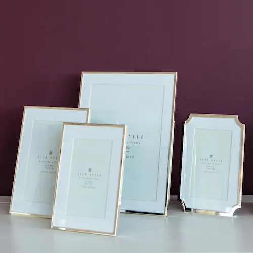 A selection of silver frames from EZ Living Furniture.