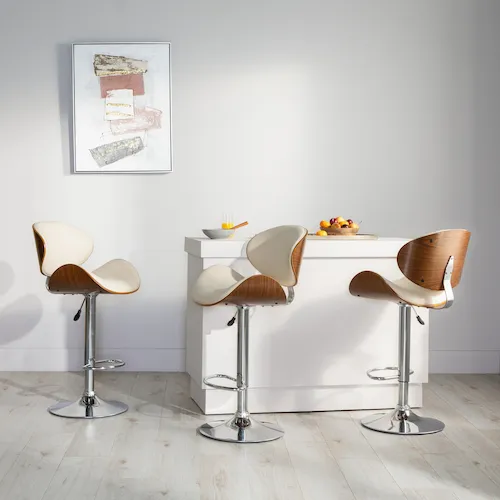 Java bar stools with adjustable height from EZ Living Furniture.