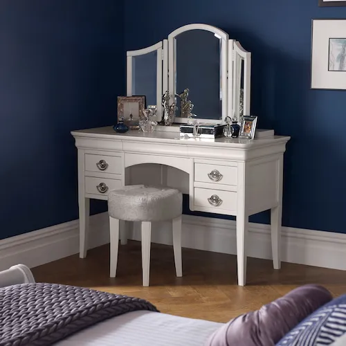 Chantilly white dressing table from EZ Living Furniture.