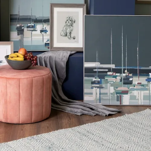 A selection of prints and frames from EZ Living Furniture.