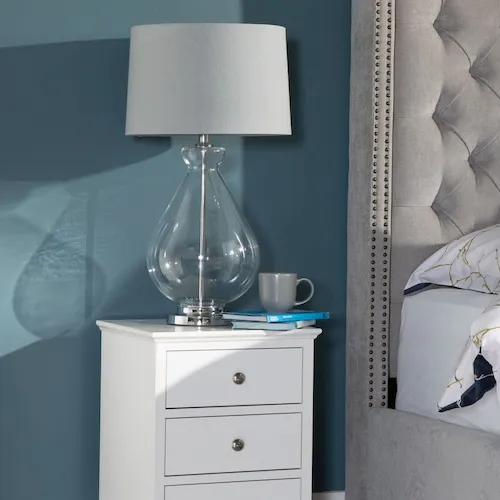 Bree clear lamp from EZ Living Furniture.